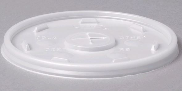 IPLCRS22 Translucent Lid with Straw Slot for Paper Cups, 1000 carton