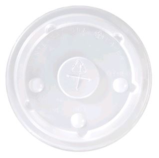 IPLCRS22 Translucent Lid with Straw Slot for Paper Cups, 1000 carton