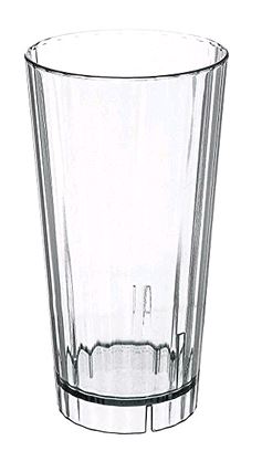 Clear Plastic 10oz Glass*