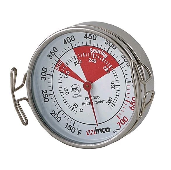 Winco 2" Dia Grill Surface Thermometer TMT-GS2