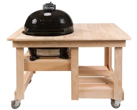 Primo 613 Cyprus Countertop for Ceramic Oval Grill & Smoker JR200