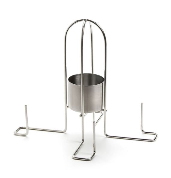 Outset Stainless Steel Flavor Roaster for Chicken and Potatoes QS54 on white background