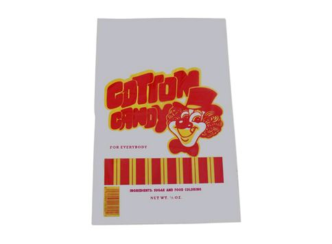 Benchmark Cotton Candy Poly Serving Bag 100 bags/pack 83001*