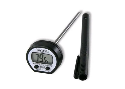 Taylor Thermometers Pocket Thermometer Black on white backgrond