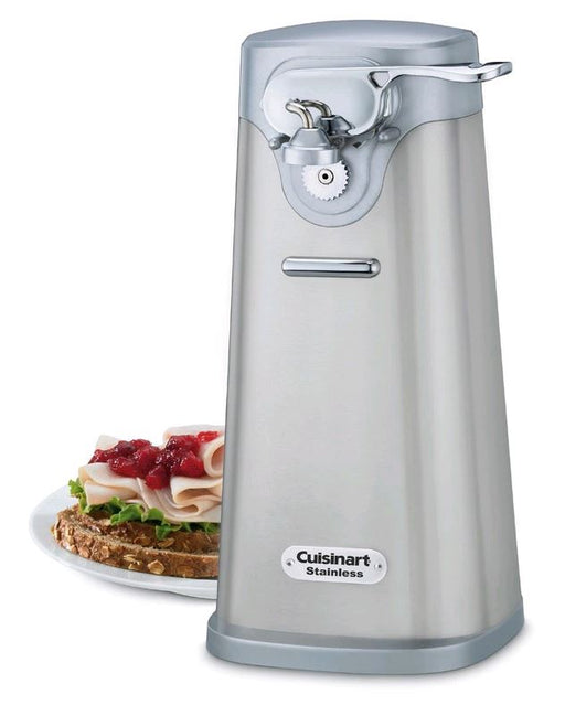 Cuisinart Stainless Steel Electric Can Opener on white background