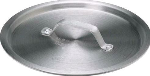 Browne® 8.5qt Aluminum Pot Cover 5815908 on white background