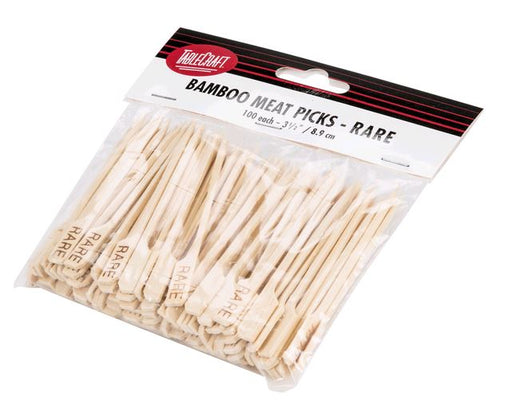 Tablecraft 3.5" Bamboo Meat/Food Picks 100 pack