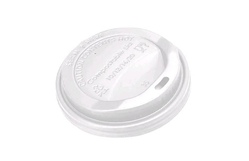 Globe Compostable Dome Lid for 10-20 oz Cup