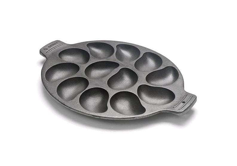 Fox Run 12 Oyster Cast Iron Grill Pan 76225