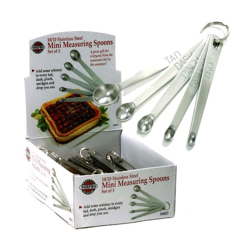 Norpro 3080D Mini S/S Measuring Spoon 5 pc Set