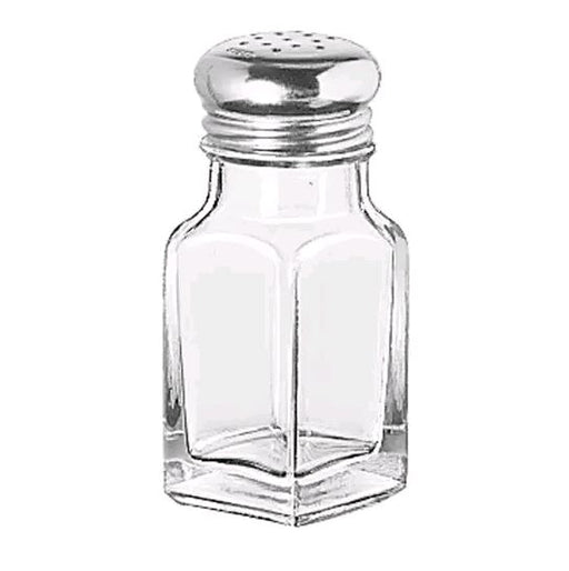 Libbey 2oz Square Salt/Pepper w S/S Top 97052
