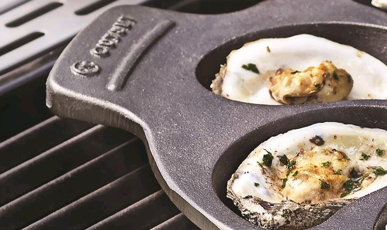 Fox Run 12 Oyster Cast Iron Grill Pan 76225