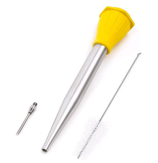 Fox Run S/S Baster Set with Injector and Cleaning Brush 5679