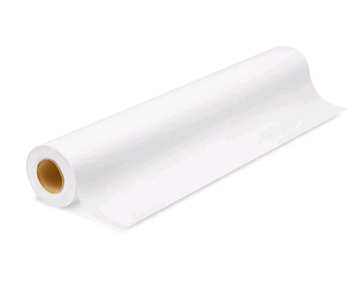Disposable Exam Table Paper, 18" x 237', Smooth rolled up on white background