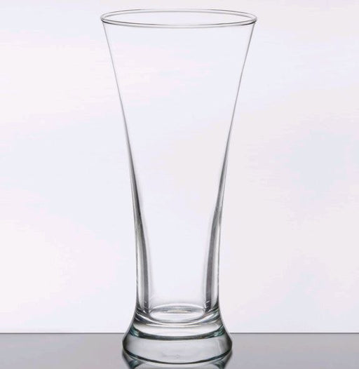 Libbey 18 Flare 11 oz. Pilsner Glass empty on grey table