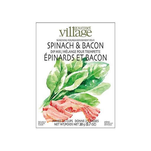 Gourmet du Village GDIPXSB Spinach & Bacon Dip