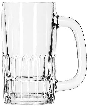 Libbey Glss Beer Mug 8.5oz on white background