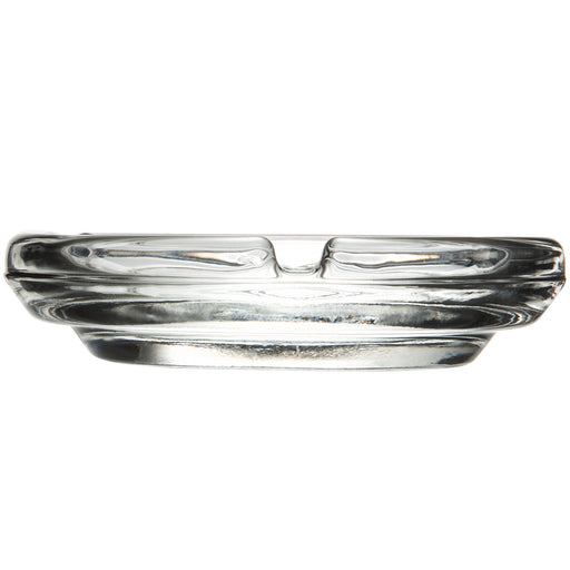 Libbey 4.25 inch glass ashtray side view