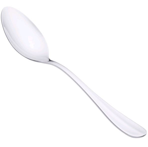 Oneida Bague 18/0 Stainless steel Heavy Weight Teaspoon on white background