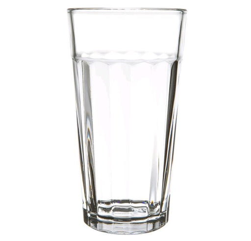 Libbey 15642 16 oz. Paneled Cooler Glass - 36/Case empty on white background