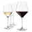 Libbey 9322 13oz Prism Wine Glass 12pack filled with wine on white background