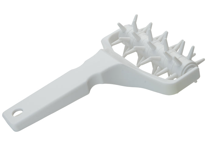 Winco White Plastic 5" Dough Docker RD-5P