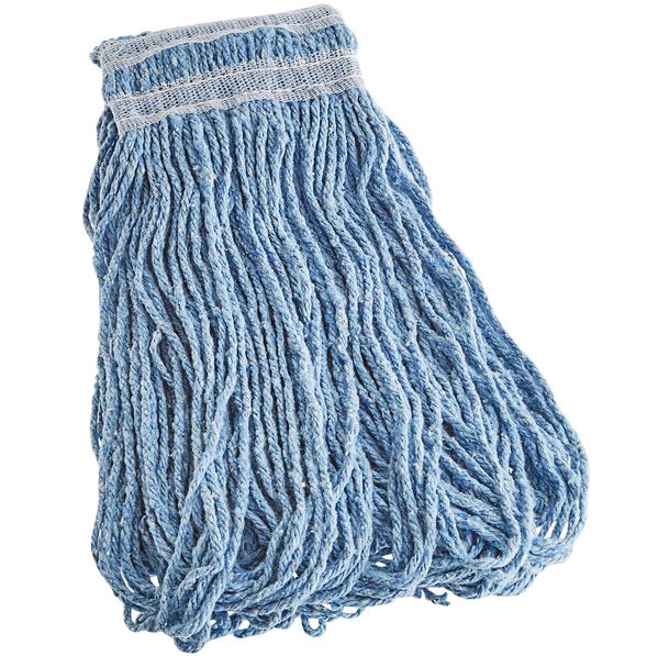 Rubbermaid 16oz Blue Mop on white background