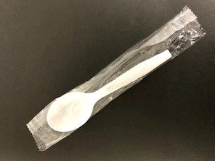 Individually Wrapped Medium White Soup Spoon CUT4-RBWWRP