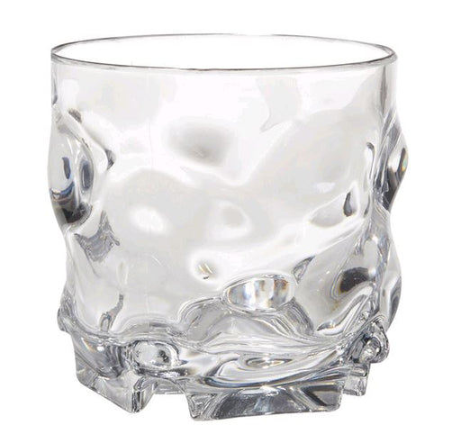 GET SW-1439-1-CL L7 9 oz. SAN Plastic Stackable Rocks / Old Fashioned Glass on white background