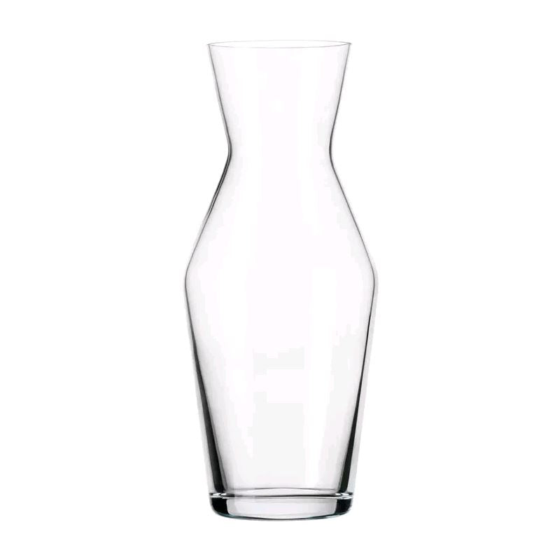 Libbey 9030 10 3/4 oz Symmetry Carafe, Glass empty on white backgorund