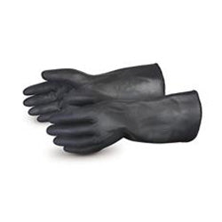 Superior Glove Heavy Duty Neoprene Fryer's Gloves with Terry Knit Lining - 16 Inch (Size 9)