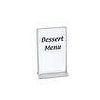 Browne - Menu Holder 3.5" x 5.5" Acrylic 575695 - 1/1EA