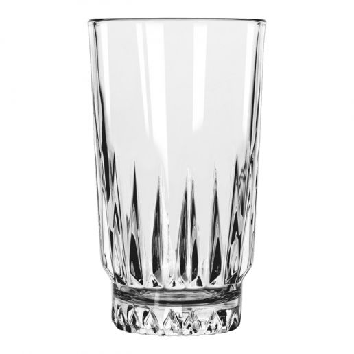 Libbeys 9oz Winchester Hi-Ball Glass empty on white background