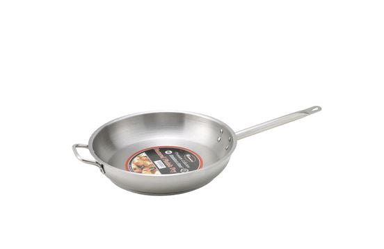 Winco 11" Premium Stainless Steel Fry Pan SSFP-11