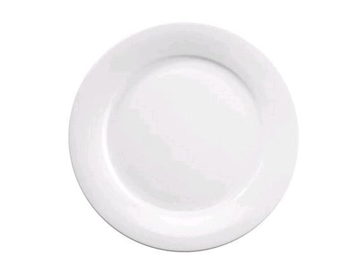 Churchill 12" Round Art de Cuisine® Dinner Plate - Porcelain, White ZCAPO121 on white background