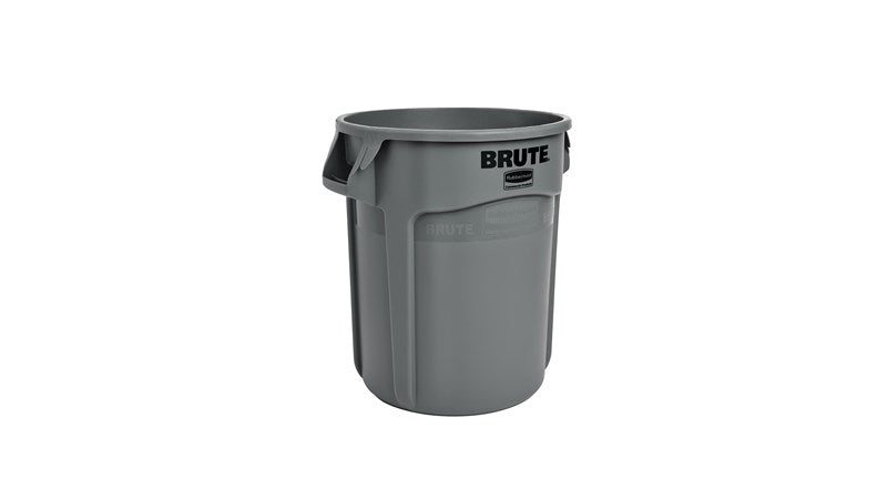 Rubbermaid, BRUTE® Garbage Container 20 Gallon, Vented, Gray, FG262000GRAY