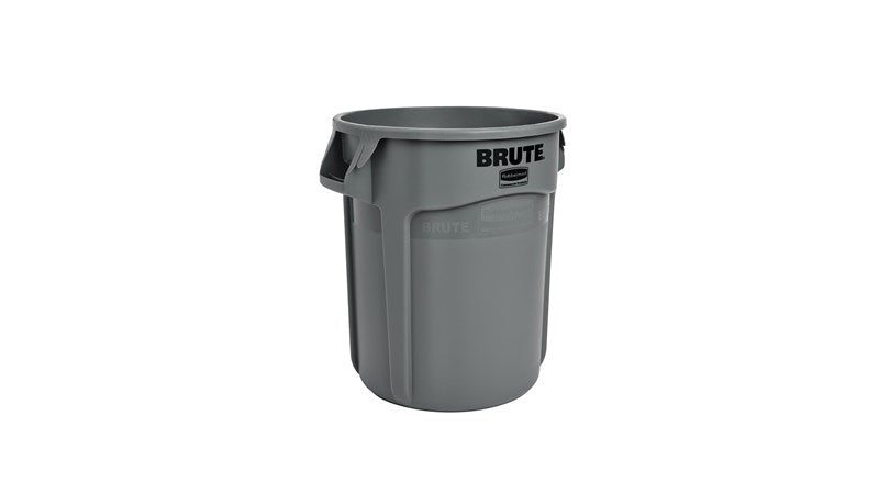 Vented BRUTE® 20 Gal Gray Garbage Container