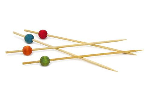 FOH 6" Ball Pick - Assorted 10 Pack on white background