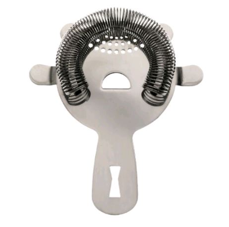 Mercer Culinary M37071 Barfly 4-Prong Stainless Bar Strainer on white background