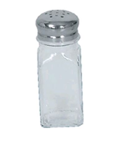Browne - Salt & Pepper Shaker 2 oz Square 575183 - 1/1EA