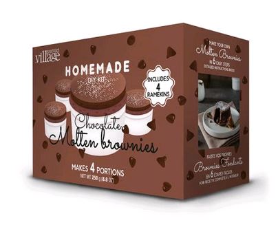 Molten Brownie DIY Kit - EBAK4MB on white background in box