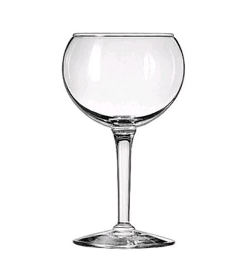 Libbey 8471 9 oz Burgundy Wine Glass on white background