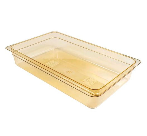 Cambro 14HP150 4"D Full Size Food Pan - Non-Stick on white background