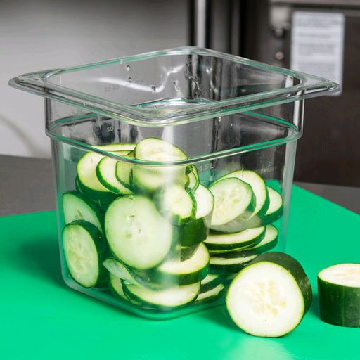 Cambro 1/6 Size 6" Deep Clear Food Pan 66CW135