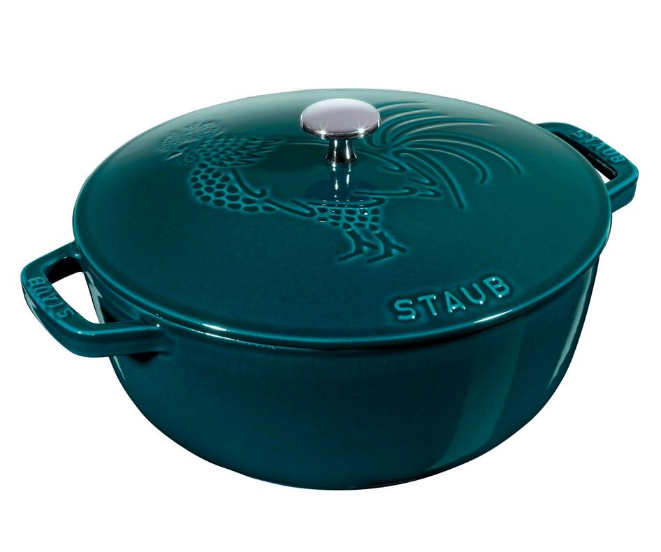 Staub Cast iron Cast iron round French oven, la-mer 40501-117