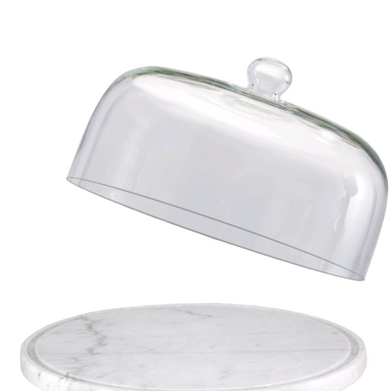 Natural Living Marble Pedestal Cake Stand 9810836WH