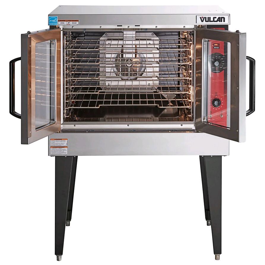 Vulcan Natural Gas Single Deck Full Size Gas Convection Oven with Legs VC4GD-1 1D150K*