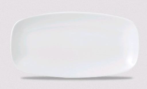 Churchill - Super Vitrified Vellum 11.75" x 6" Oblong Chef's Plate WHVMXO111