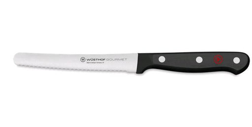 Wusthof Gourmet Serrated 4.5" Utility Knife 4101 on white background