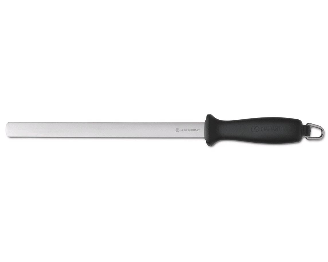 Wusthof Wide Diamond 10" Super Fine Sharpening Steel 4483 on white background